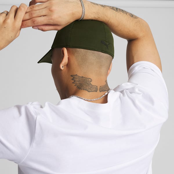 Gorra elástica PUMA Force 2.0, GREEN/BLACK, extralarge